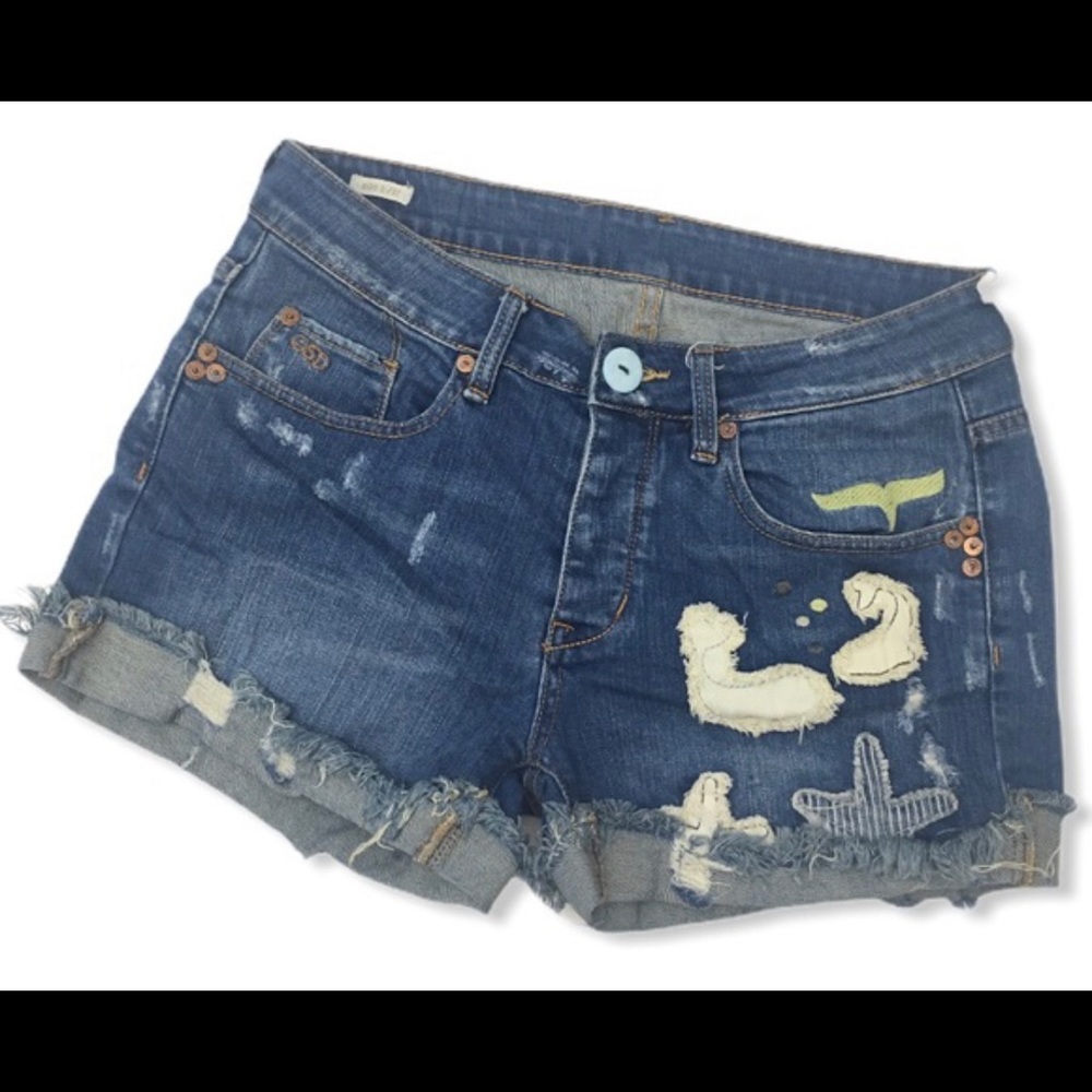 Quicksilver Denim Patch Shorts
